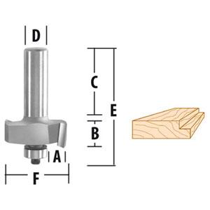 1-3/8" rabbeting router bit