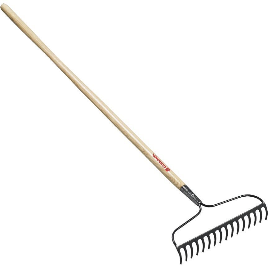 16" Bow Head Rake - Single-piece Head