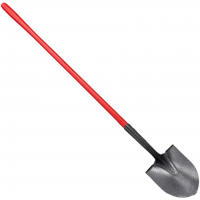 #2 Round Point Closed Back Fiberglass Shovel