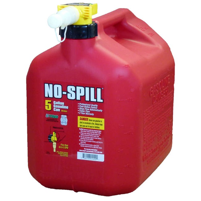 5 Gallon No-Spill Gas Can