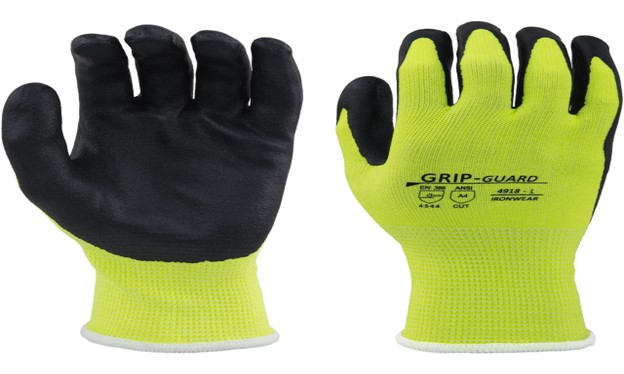 Hi-viz gloves