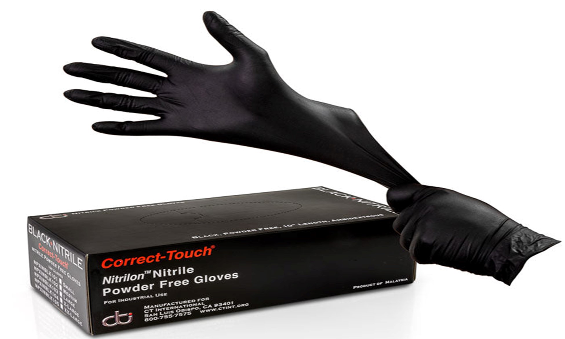Disposable gloves: nitrile