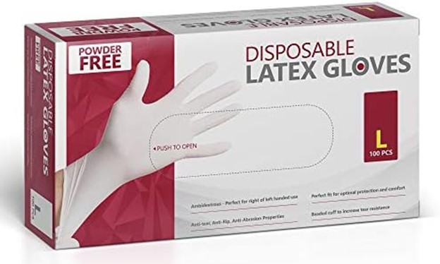 Disposable gloves: latex