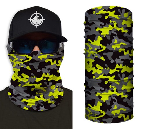 Camo-blk/green - face guard