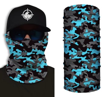 Camo-blk/blue - face guard