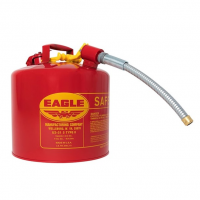 5 Gallon Type II Gas Can With Galvanized Funnel - Red
