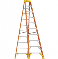 10 Fiberglass, Type 1A Step Ladder