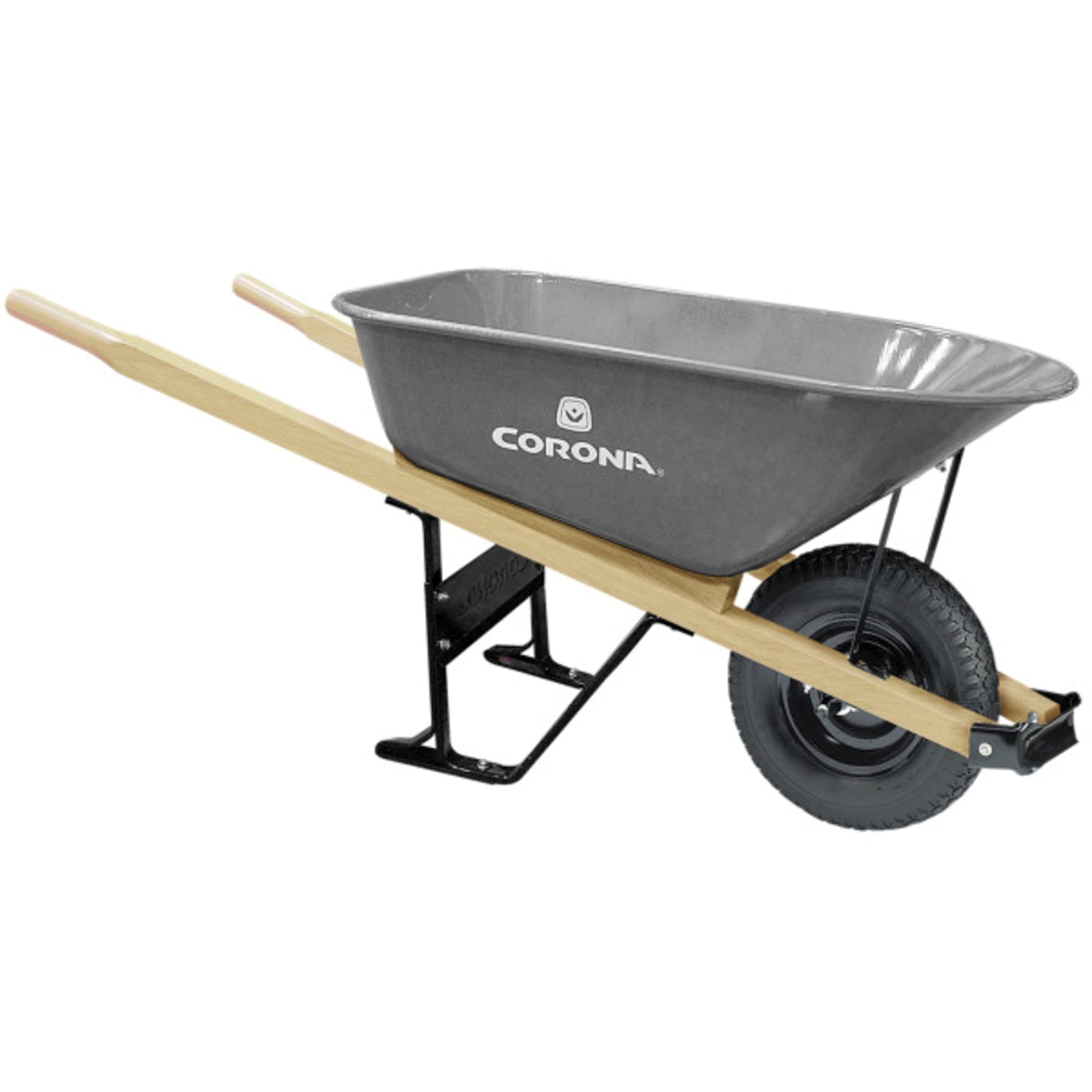 6 CUFT Heavy-Duty Contractor Wheelbarrow