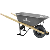 6 CUFT Heavy-Duty Contractor Wheelbarrow